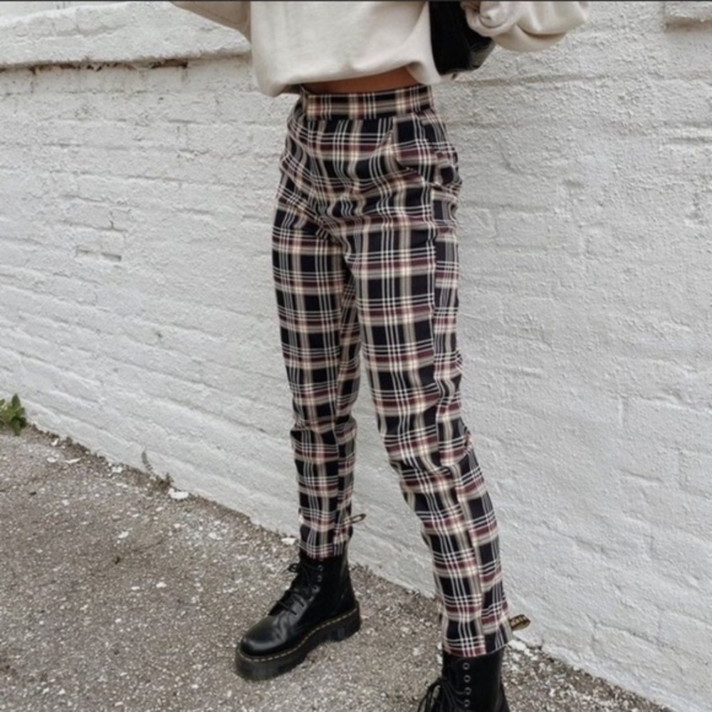 Grey Bandit Hard to Forget Checkered Pants